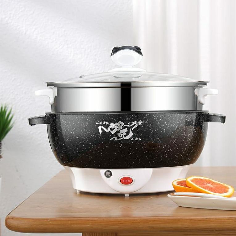 Laris ー Panci listrik keramik serbaguna 2,2L/Panci elektrik multifungsi ✌