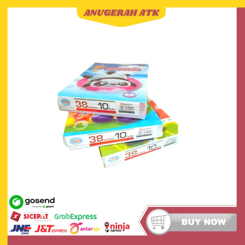 

Buku Tulis Sidu 38 Lembar Gambar Menarik - Isi 10 Buku
