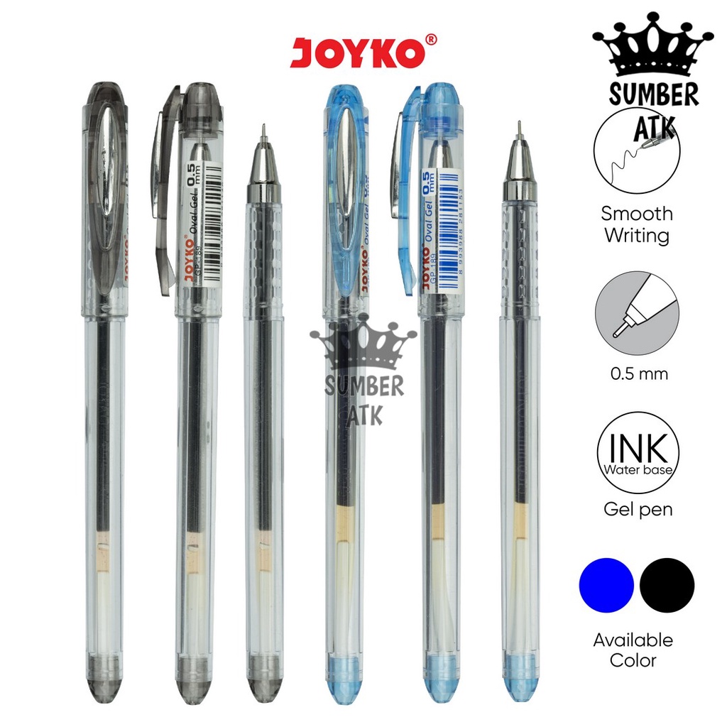 

Gel Pen Pulpen Pena Joyko GP-189 Oval Gel 0.5 mm