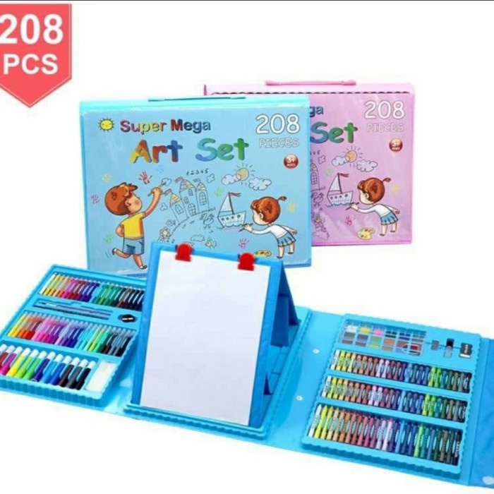 

DISKON SHOPEE/ SUPER MEGA ART SET 208 CRAYON MEWARNAI KOPER