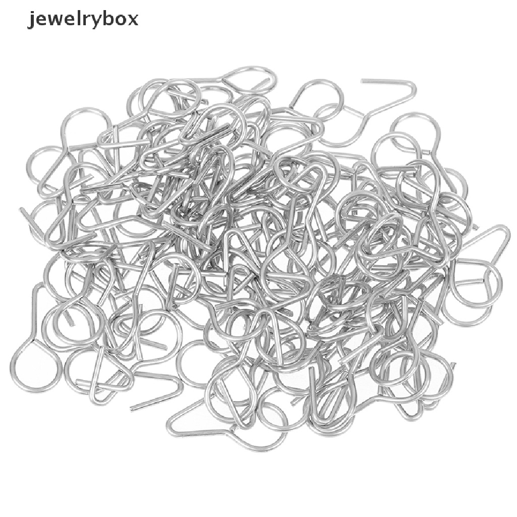 [jewelrybox] 100 Pcs Multi-Fungsional Penutup Kursi Mobil Memperbaiki Kait Berbentuk S Penutup Kursi Pengikat Butik