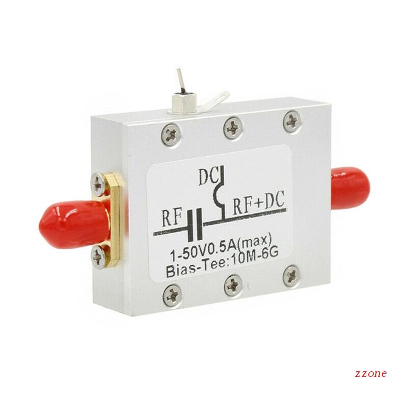 Zzz 10MHz-6GHz Coaxial Blocker Broadband Frekuensi Radio Microwave Coaxial Bias Tee