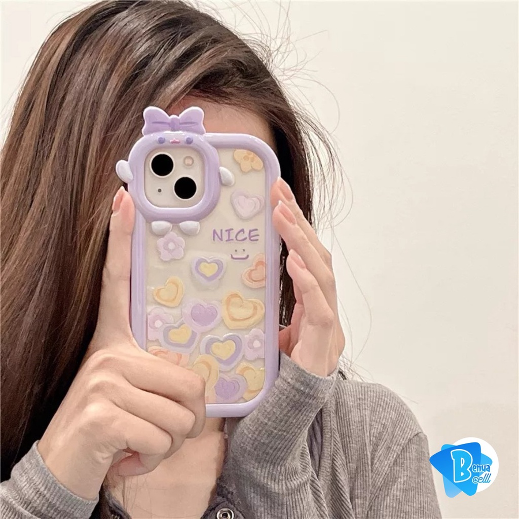 SS140 SOFTCASE LOVE PURPLE FOR SAMSUNG J2 PRIME GRAND PRIME A02S A03S A03 A04 A13 A23 A04S A13 LITE 