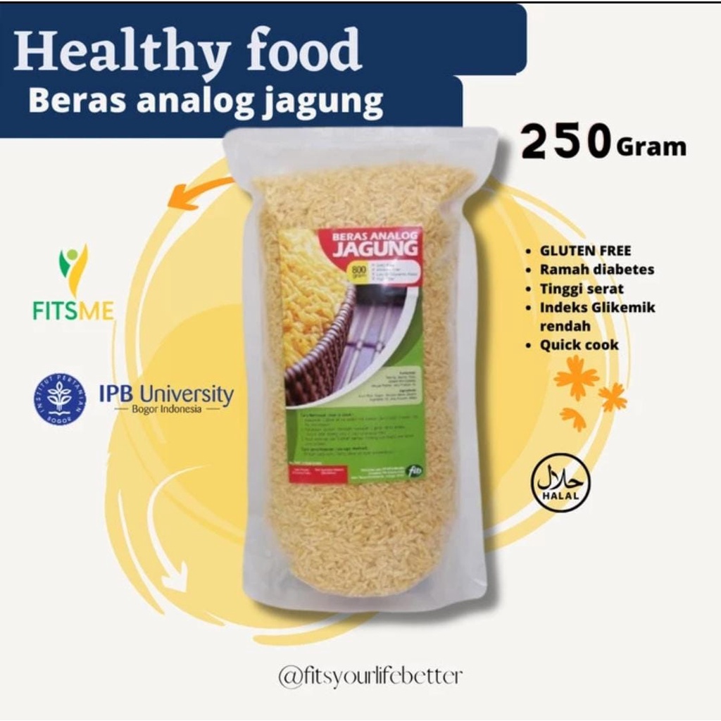 

Fits - Beras Analog Jagung - 250gr