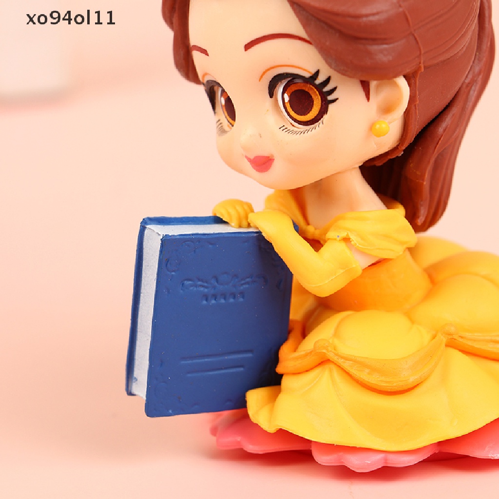 Xo 1Pc Disney Princess Q Posket Princess Action Figure PVC Model Boneka Dekorasi Mainan OL