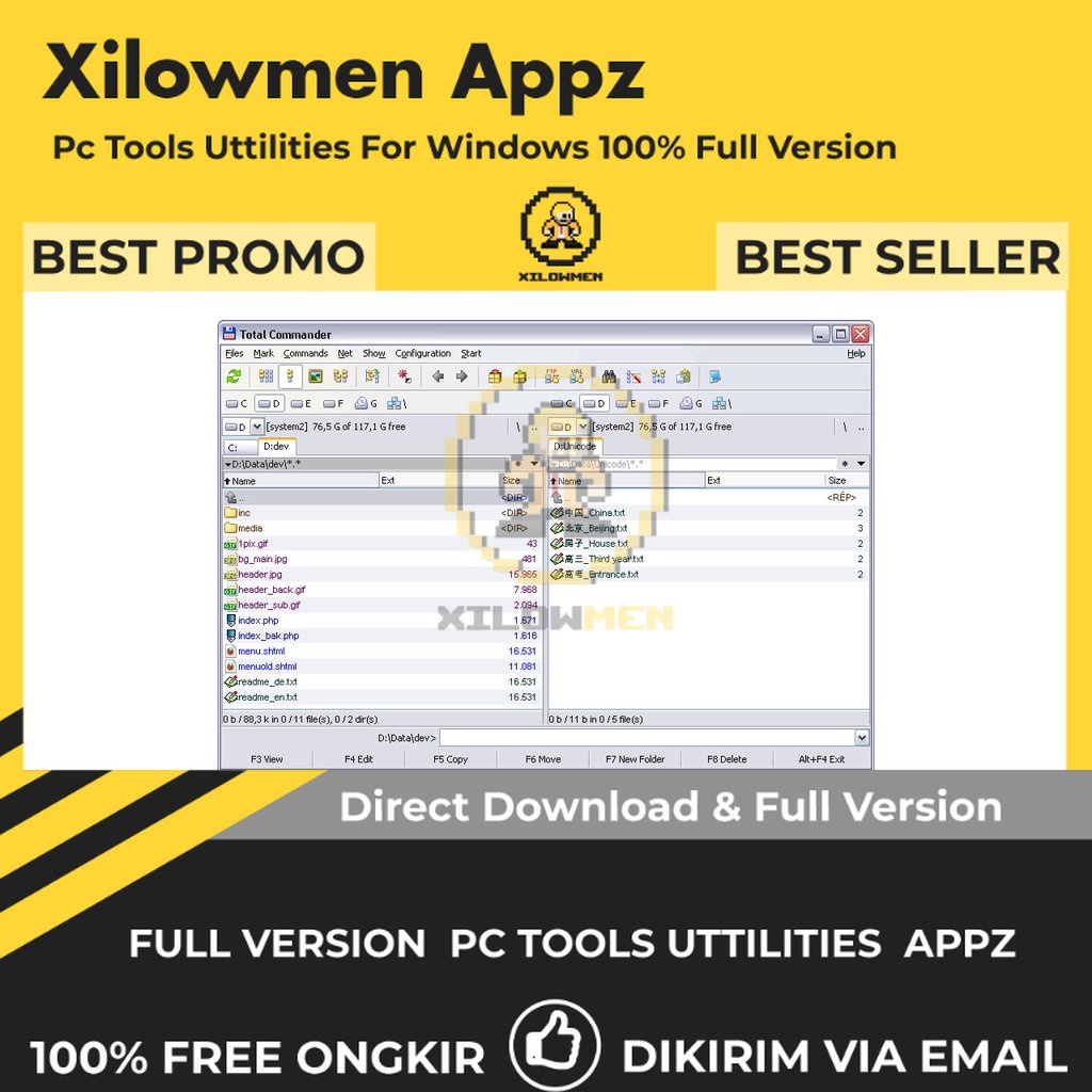 [Full Version] Total Commander Pro PC Tools Software Utilities Lifetime Win OS