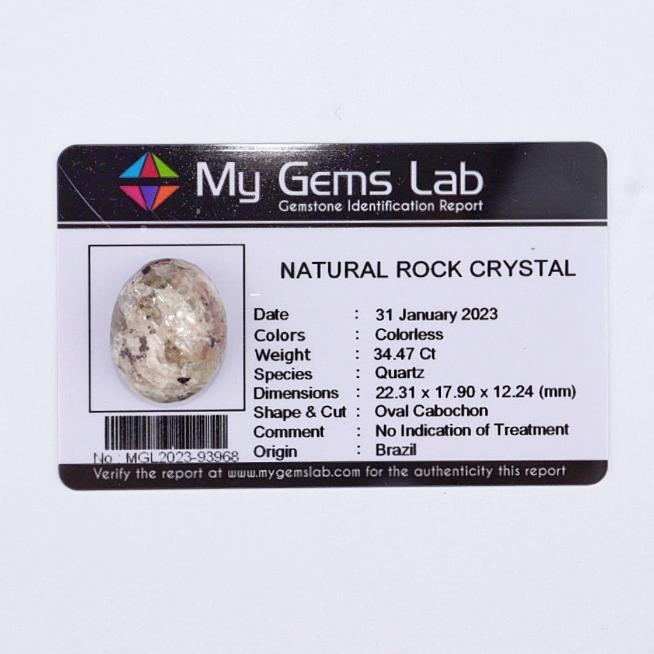 Batu Rock Crystal feldspar Cilopang Garut Natural Batu permata