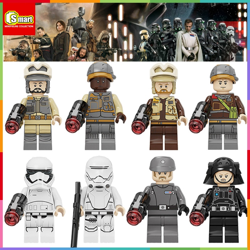 Star Wars Series Snowstorm White Soldier Rebel Army Commander Rakitan Blok Bangunan Angka Mainan Anak