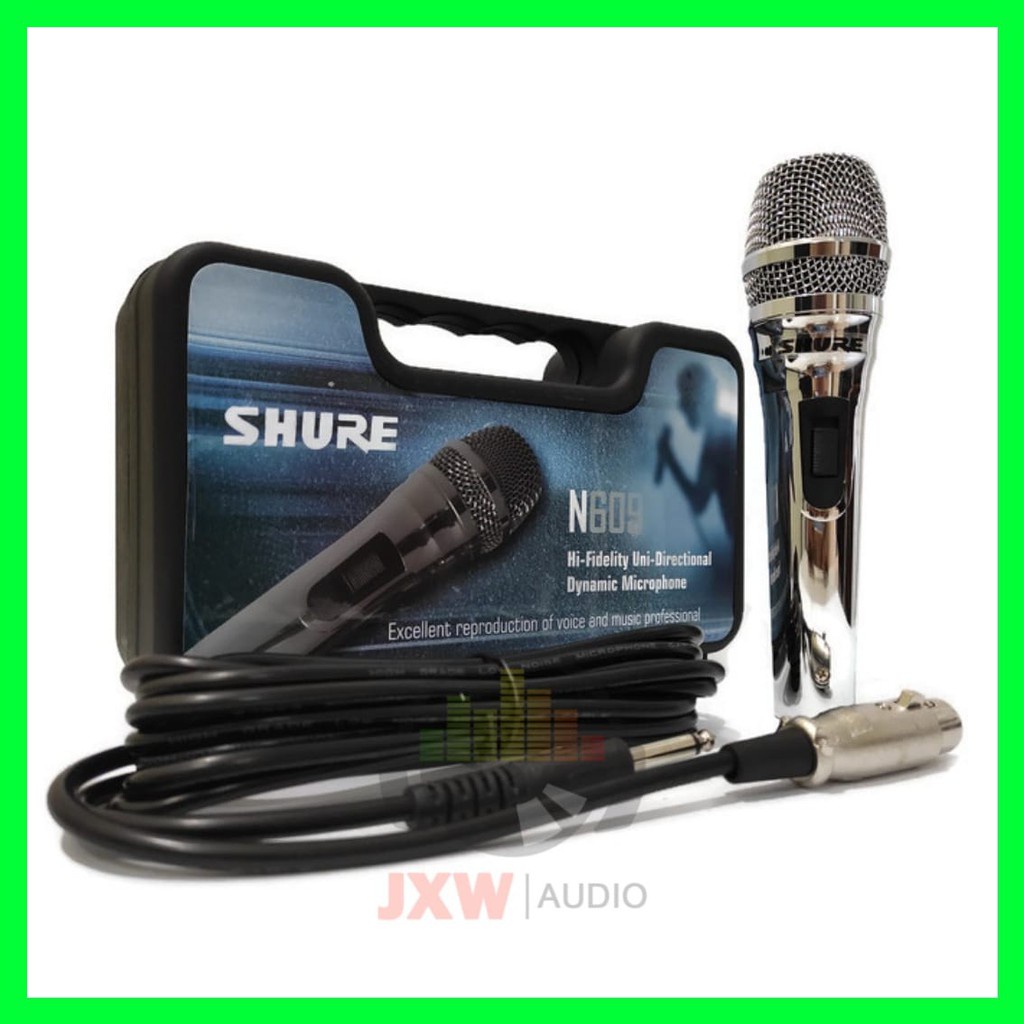 Mic Karaoke Kabel Sony Microphone Mikrofon Sony &amp; Shure