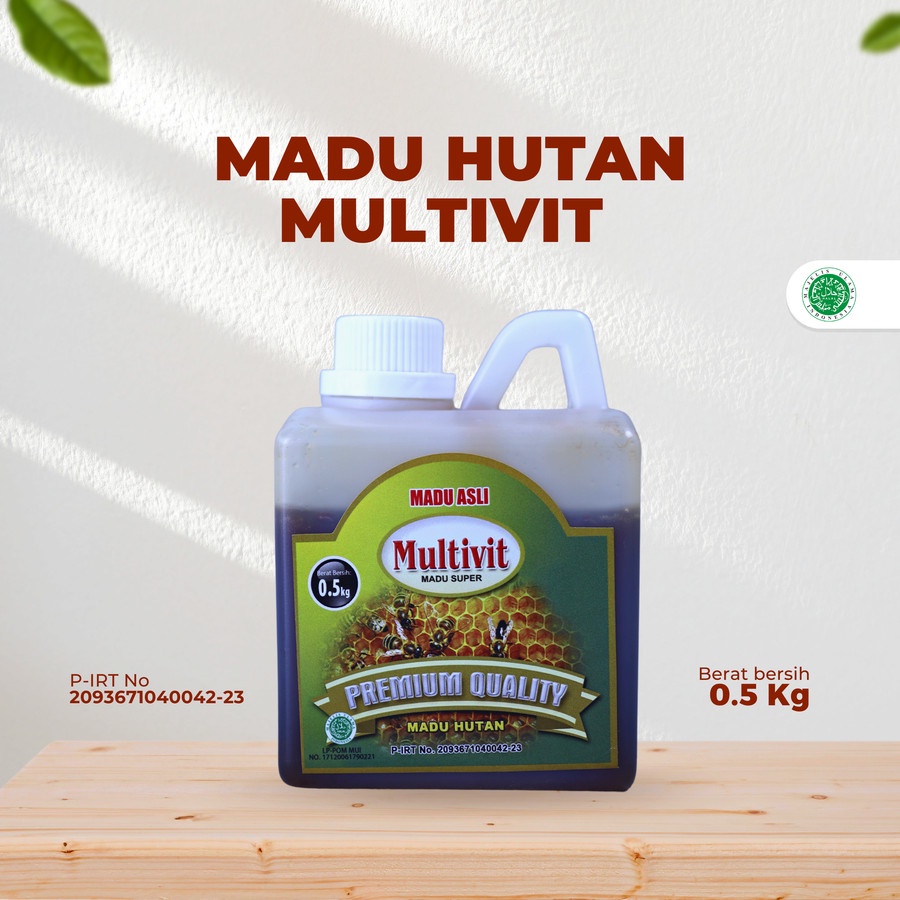 

MADU ASLI KALIANDRA MULTIVIT || MADU MURNI 100% - 0,5 kg