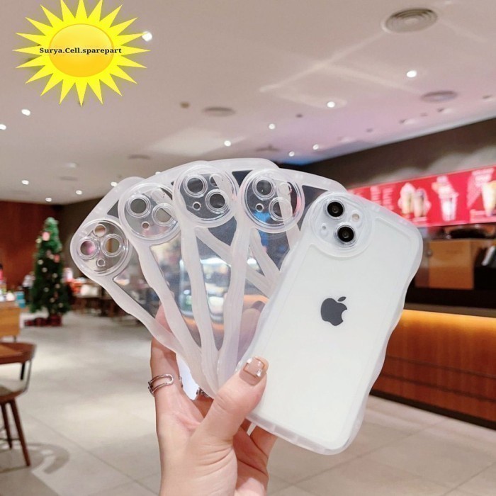 Softcase Gelombang Clear Realme C1 C2 C20 C21y C30 C31 C33 C35