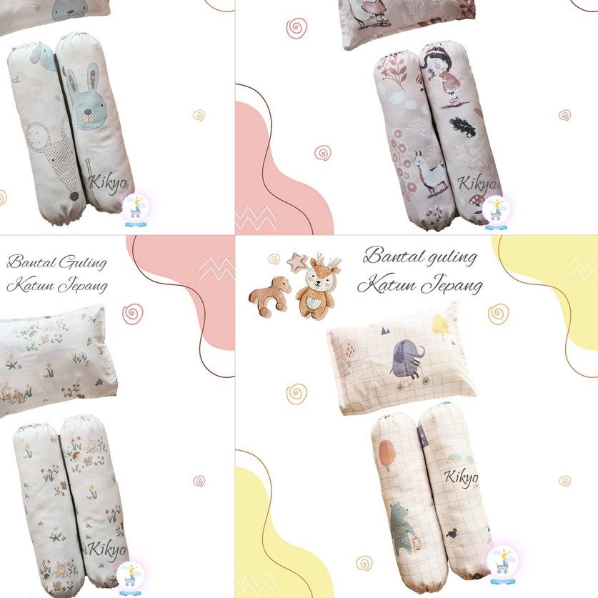 ✱ Bantal guling bayi katun jepang / sarung bantal guling bayi katun jepang ۩