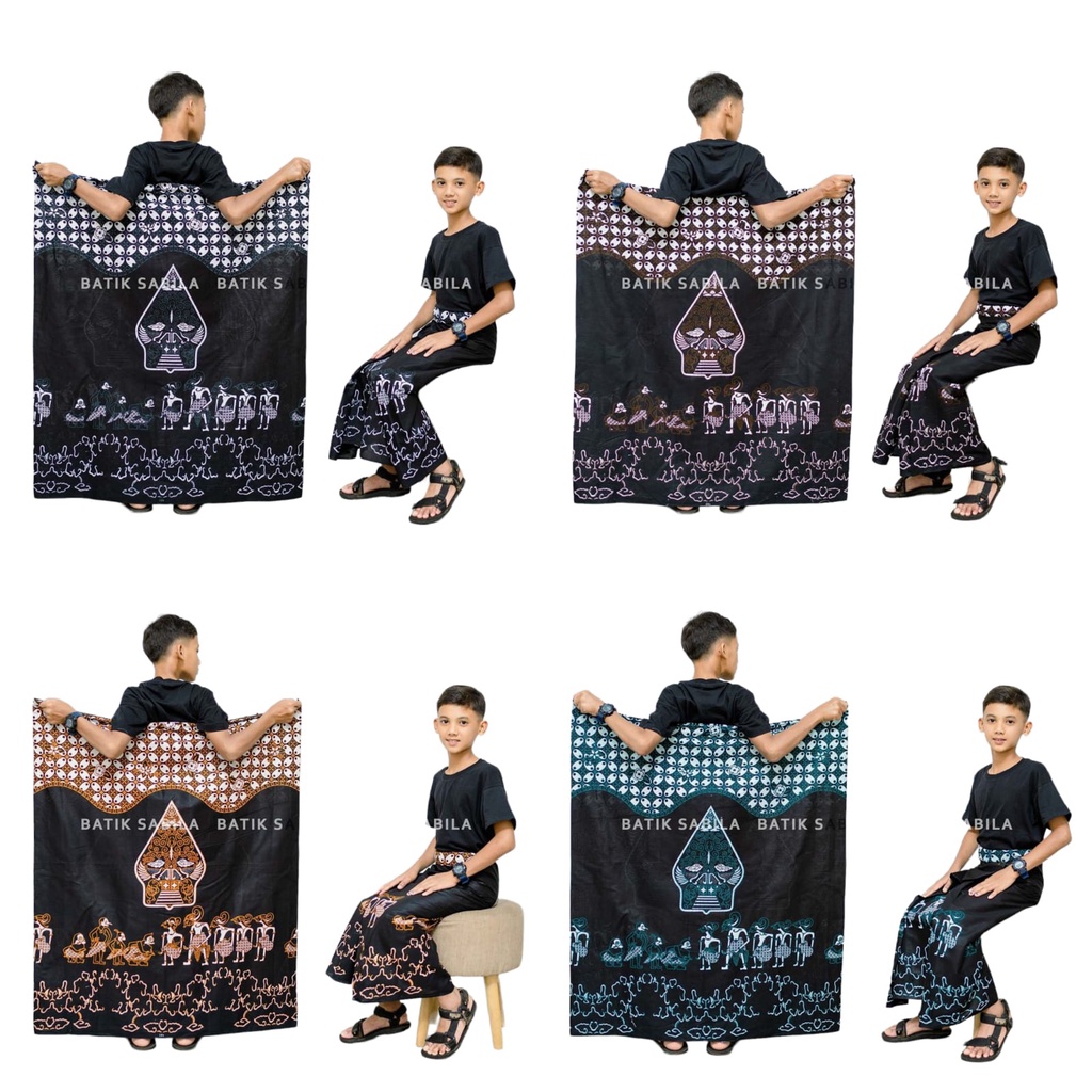 Sarung Katun Print Pandawa Polos Anak / Sarung Bordir Aceh Premium / Sarung Wadimor / Sarung Bhs / Sarung Pria / Sarung Wayang / Sarung Lukis / Sarung Pekalongan / Sarung Santri