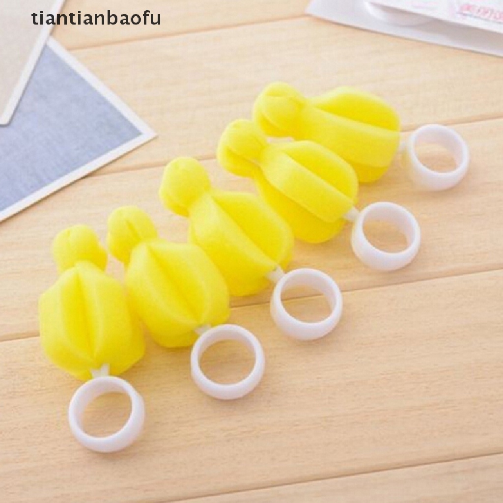 [tiantianbaofu] 10pcs Rotag Spons Sikat Puting Bayi Dot Sikat Pembersih Dot Cleaner Butik