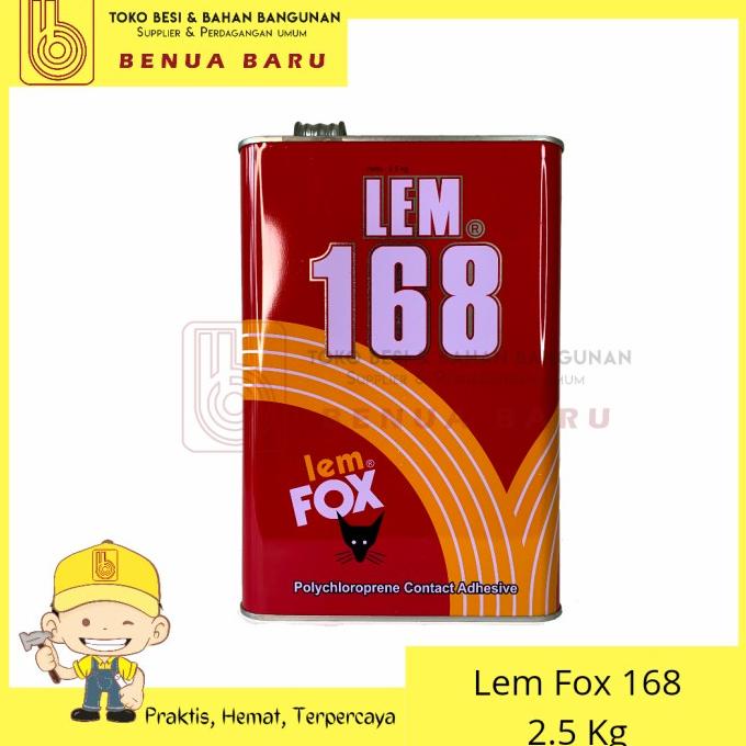 

Lem Fox 168 2.5 kg / Lem Kuning / Lem Triplek HPL