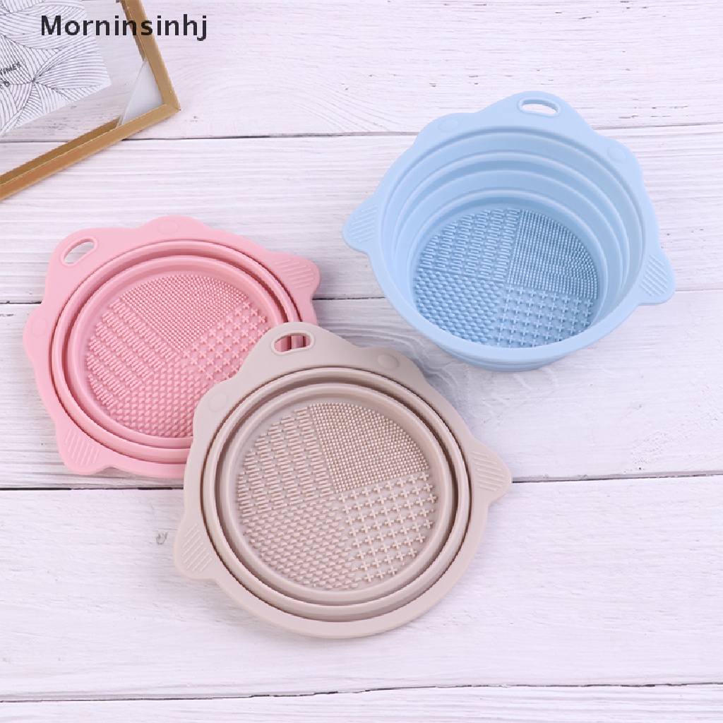 Mornin Colorful Soft Silicone Makeup Brush Lipat Pembersih Mangkuk Makeup Brush Tools id