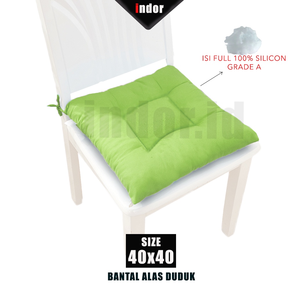 indor.id Bantal ALAS DUDUK KURSI size 40x40 - Bantal Duduk Empuk - Bantal Lesehan Murah - Bantal Duduk Serbaguna