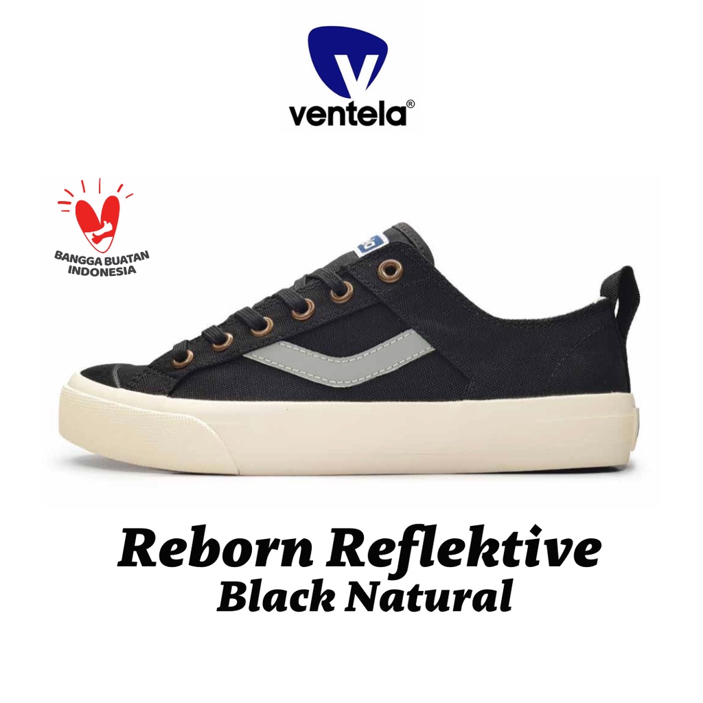 Ventela Reborn Low Reflective Black Natural [READY STOCK]