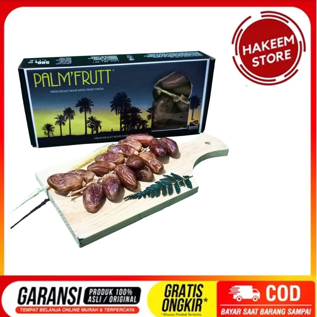 

Kurma Tangkai Tunisia Palmfrutt 500gr / Kurma Palm Fruit Original