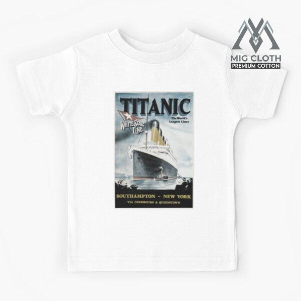 Kaos Anak Titanic - Vintage poster - Unisex #456