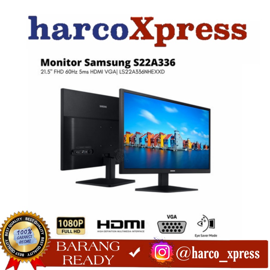 LED Monitor Samsung 22&quot; S22A336 HDMI  - S22A336