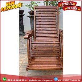 Kursi Goyang Malas Kayu Jati