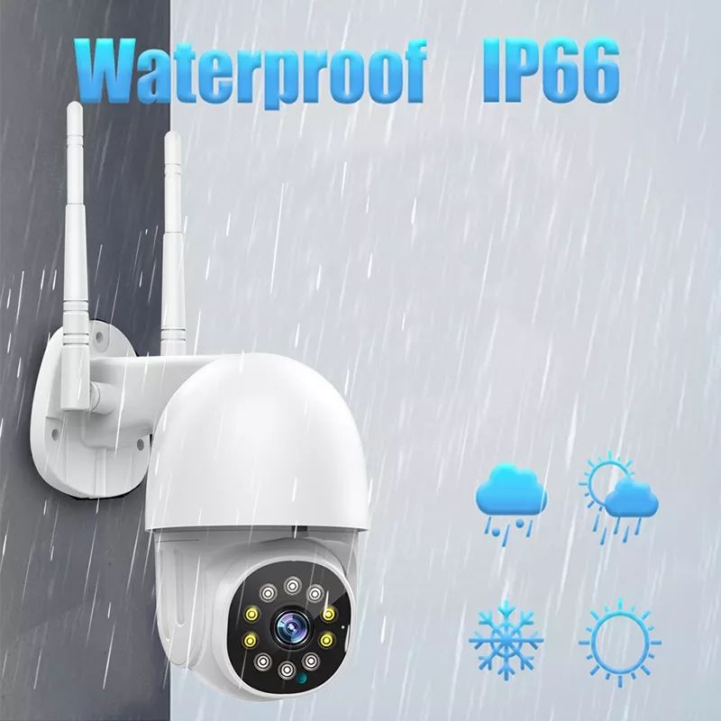 IP CAM OUTDOOR V380PRO CCTV WIFI 8.0MP FULL HD 1080P WIRELESS COLORVU NIGHT VISION