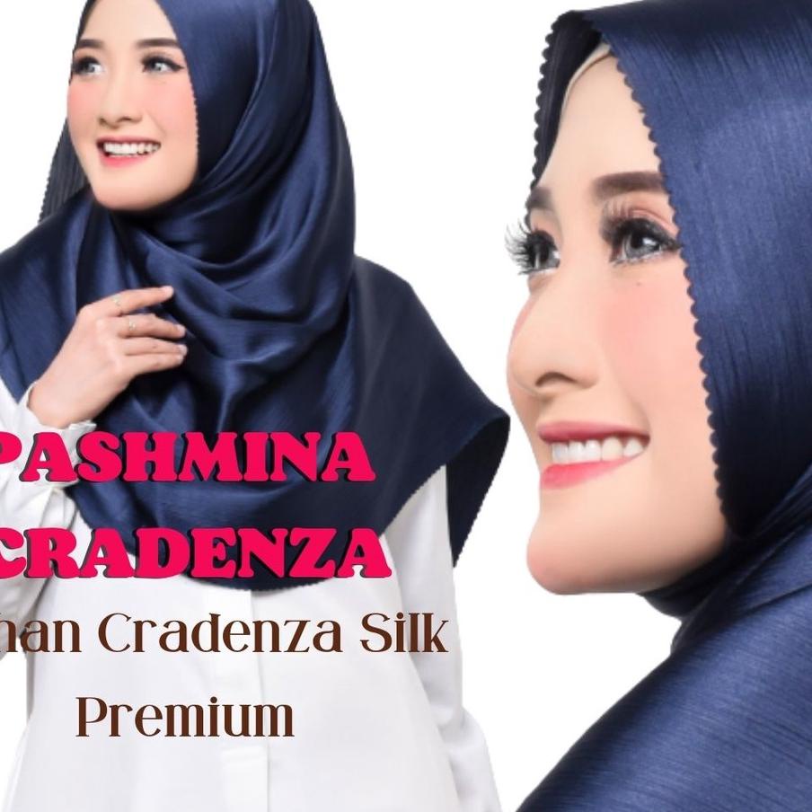✽ HIJAB PASHMINA CRADENZA SILK PREMIUM / PASHMINA TERBARU CRINKLE SILK PREMIUM LASER CUT ♟
