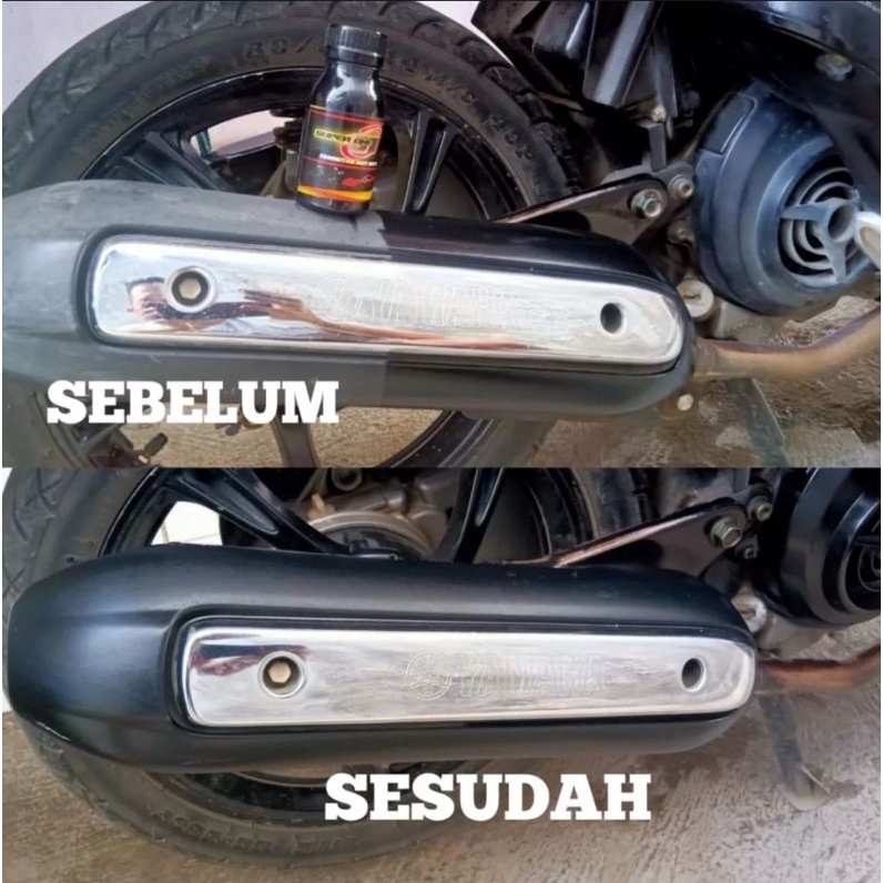 Penghitam Body Kendaraan Sepeda Motor Permanen Kembali Seperti Baru - Super One Penghitam Dashboard Mobil