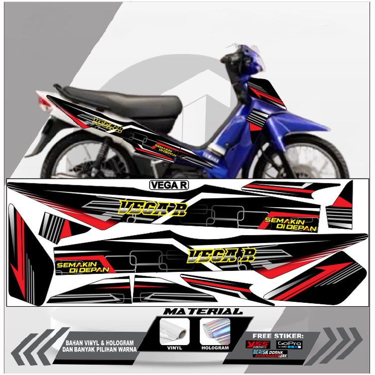 STIKER MOTOR VEGA R OLD 2005 Sticker Variasi STRIPING LIST MOTOR YAMAHA VEGA R OLD 2005 RACING TERLA