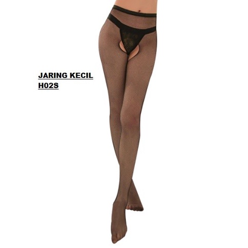 STOCKING PANTYHOSE JARING FISHNET OPEN CROTCH HO2