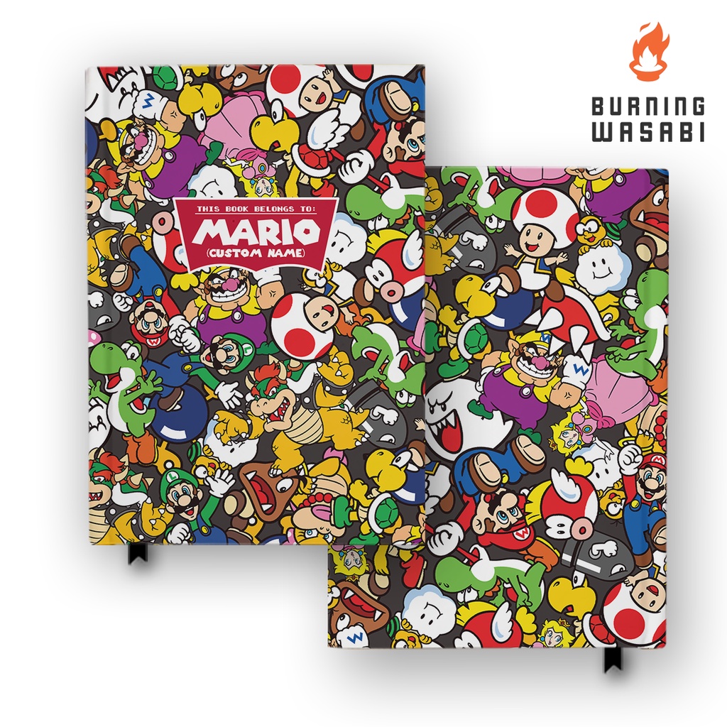 

Notebook Buku Game Characters Mario Bros 5 Pirate Hunter Anime Manga Hardcover Custom DIary Jurnal Agenda A5 A6