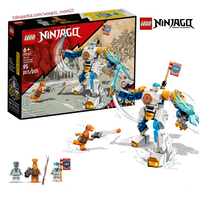 Terlaris Lego 71761 Zane'S Power Up Mech Evo - Lego Ninjago Evo