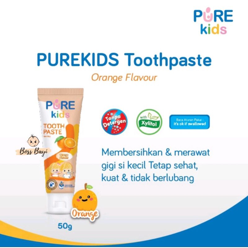 PUREKids Toothpaste 50g / Pasta Gigi Bayi Anak