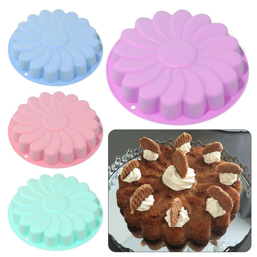 Solighter Cetakan Bunga Matahari Dekorasi Diy Baking Jelly Candy Mould