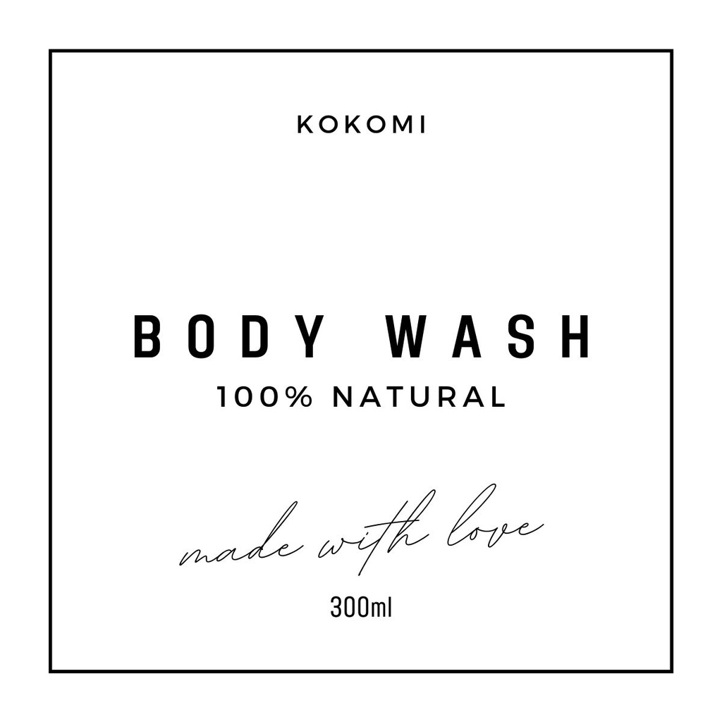 

KOKOMI Stiker Label Aesthetic Tahan Air Sticker Label Botol Perabotan Rumah