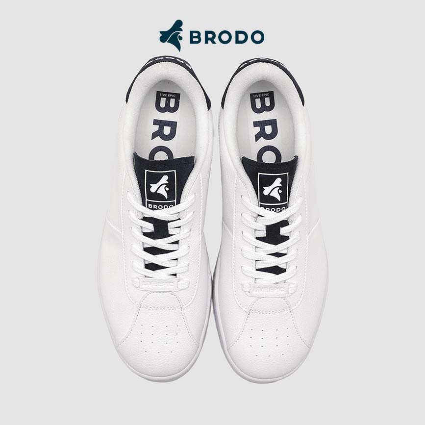 BRODO - Sneakers Corte Sleek White Navy