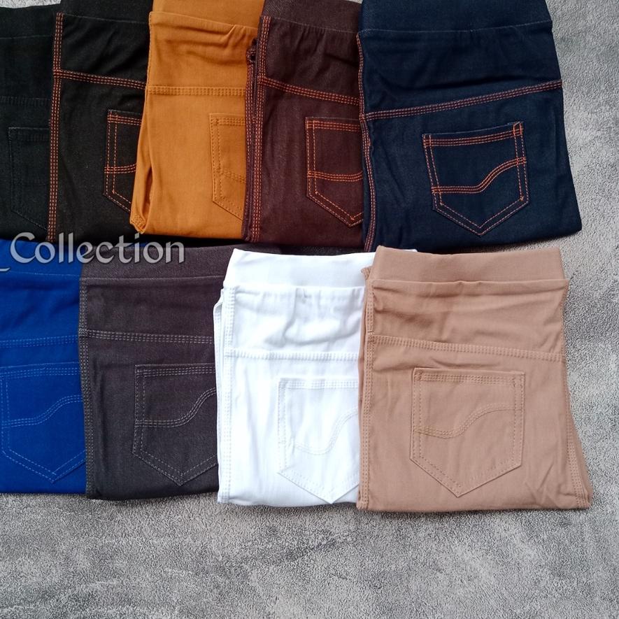 ✻ Leging denim levis / COD / legging murah / leging Levis denim bahan tebal ☊