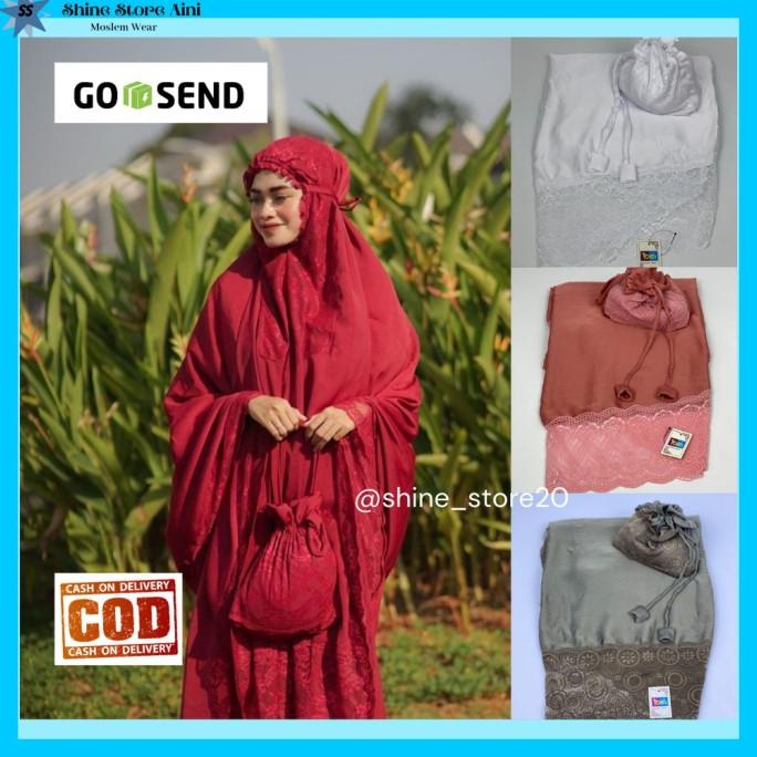 Mukena Polos Renda Dada Poeti Mukenah Dewasa Poety Poeh Murah Grosir H