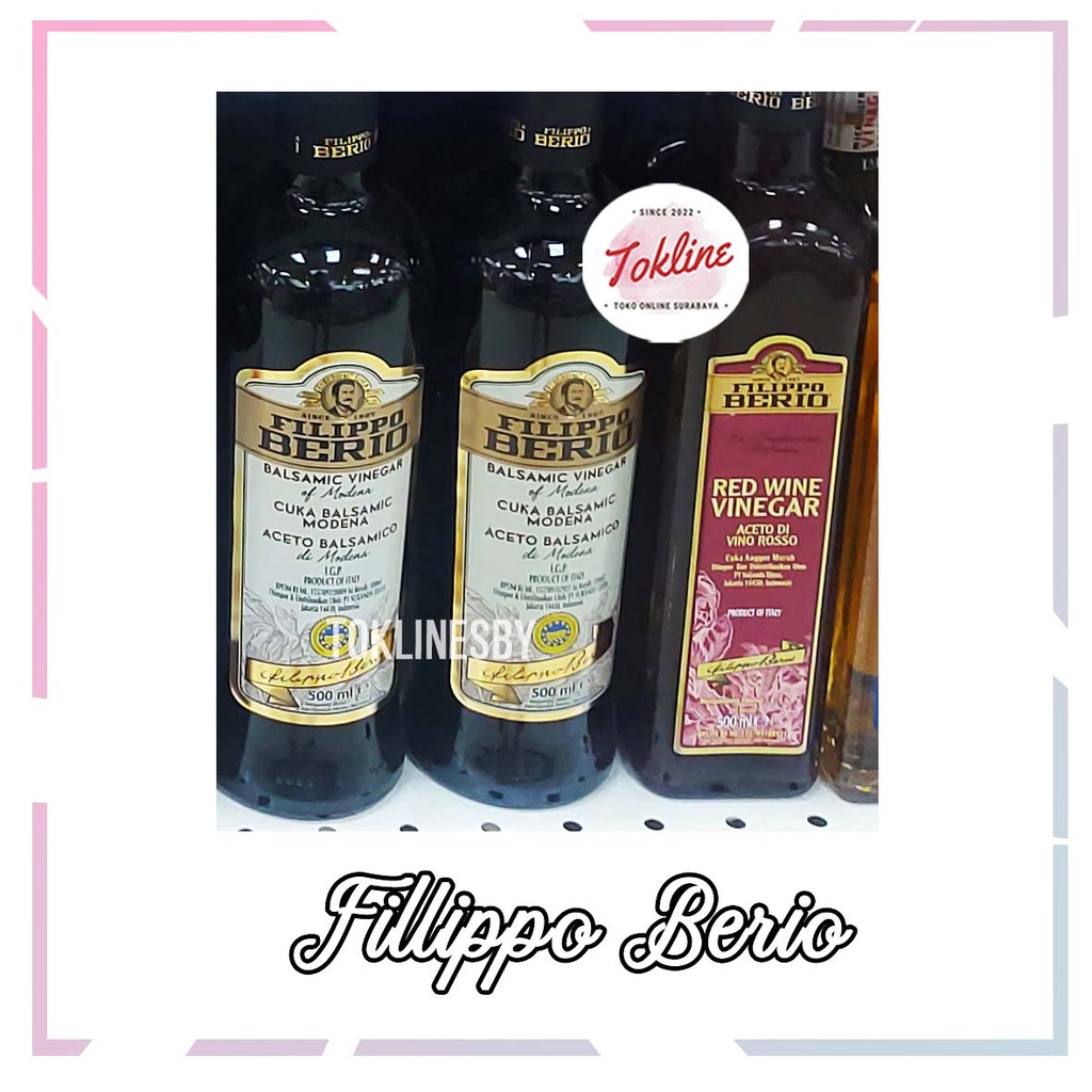 

Fillipo Berio Red Grape Balsamic Vinegar Cuka Anggur Merah 500ml