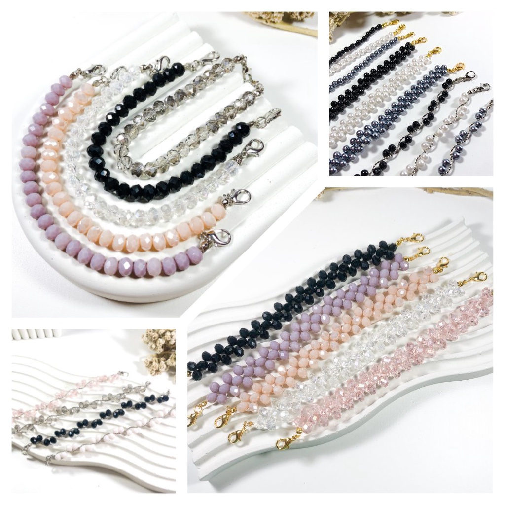 KONEKTOR MASKER MUTIARA MUTIARA  TALI MASKER MUTIARA KONEKTOR MUTIARA PENGAIT MASKER HIJAB PENGAIT