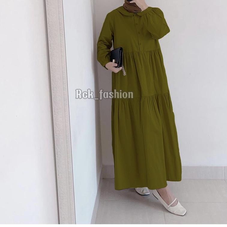 Viral Luna Midi Dress/Pakaian Wanita/Kekinian 2022/Busui friendly