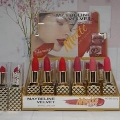 ♦ [LUSINAN] Lipstik REVLON Matte 3D Casing Gold / Silver / Merah ♕
