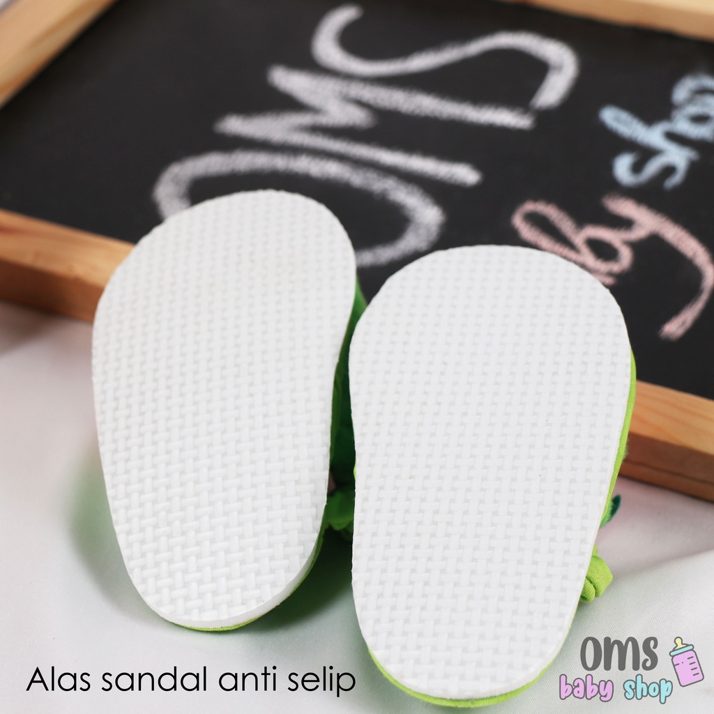 Fashion Bayi - Sepatu Sandal Bayi dengan hiasan boneka fruits HOSANA baby / Sandal Bayi Anti Selip