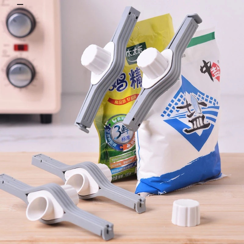 Klip Penyegel Dengan Debit Nozzle Sealing Clip/Klip Kantong Teh &amp; Makanan &amp; Bumbu Portable/Dispenser Makanan Serbaguna Dengan Penutup/Alat Dapur