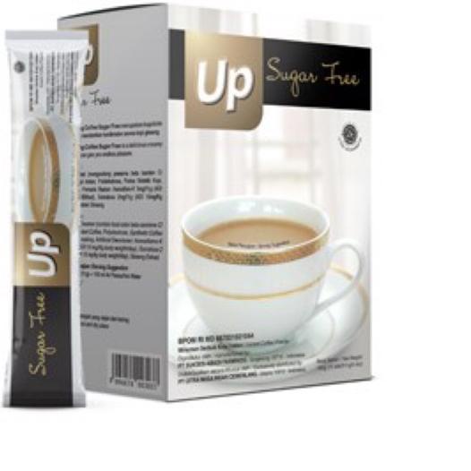 

℮ UP GINSENG COFFEE SUGAR FREE KOPI GINSENG CNI ASLI ORIGINAL ISI 15 STIK ➳