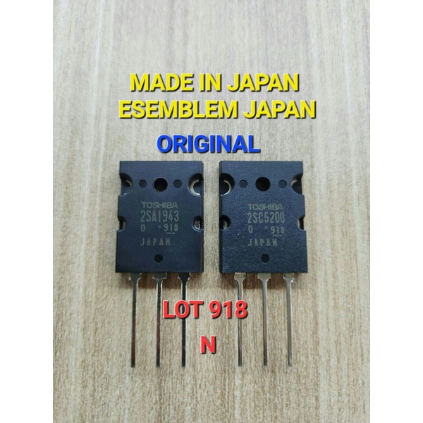 Transistor Toshiba japan original LOT 918 N