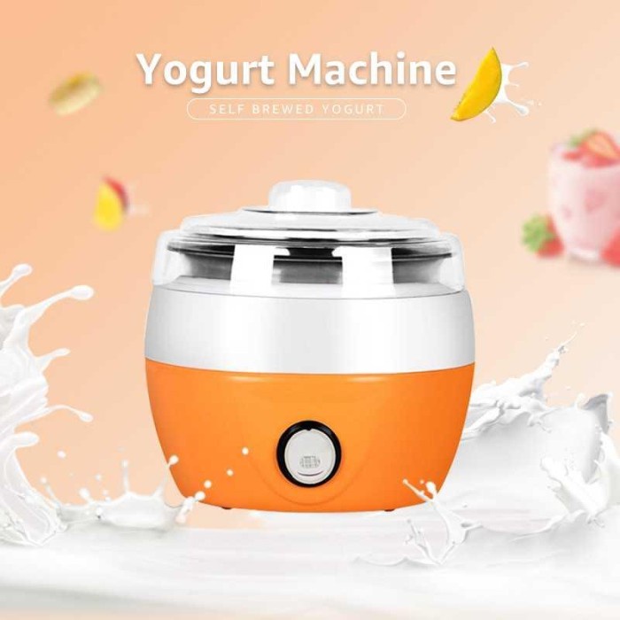 Mesin Alat Pembuat Yogurt Maker Cream Frozen Cetakan Susu Yuger