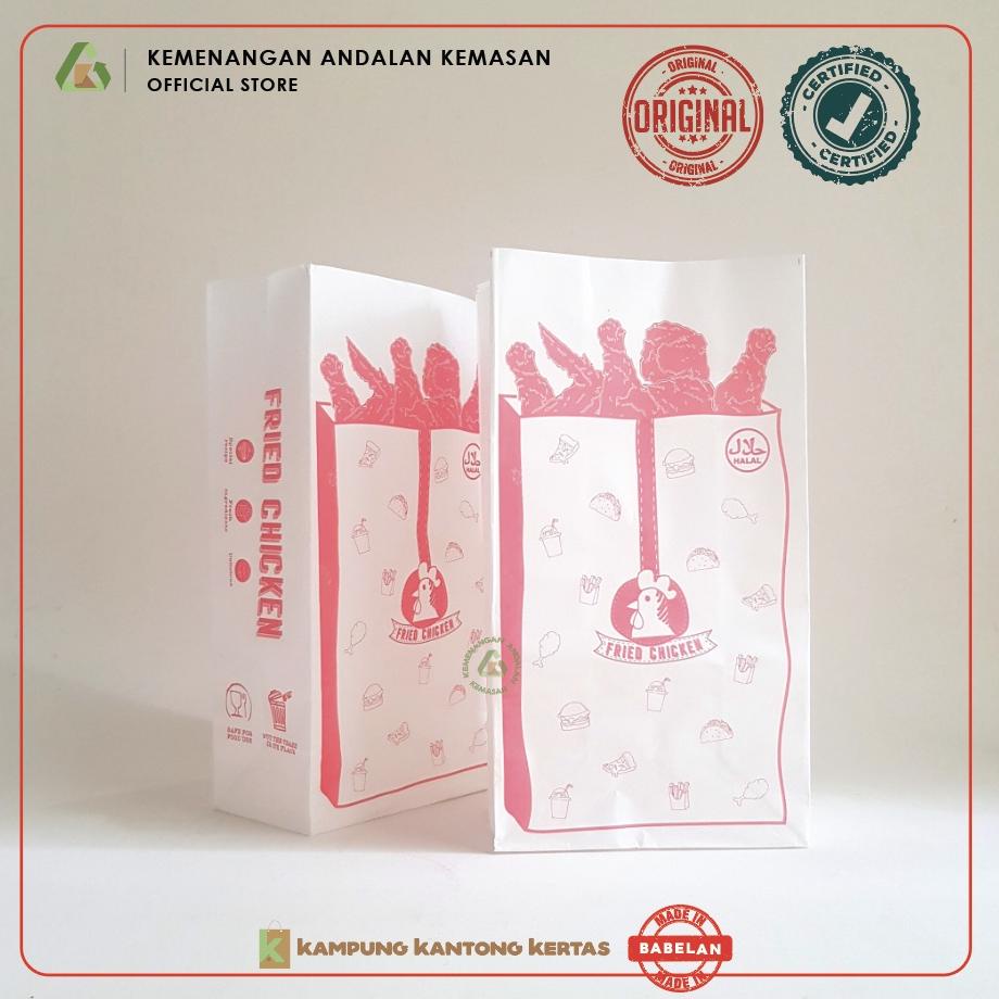 

Terlaku... Kantong Fried Chicken Paper Bag Ayam Isi 50 pcs - FRIED CHICKEN