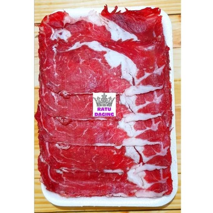 

READY STOK DAGING SAPI AUSTRALIA SLICE TIPIS / SUKIYAKI / TERIYAKI - 1 H65464UJ